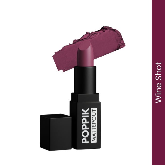Poppik Mattepout Bullet lipstick - POPPIK LIFESTYLEPoppik Mattepout Bullet lipstick