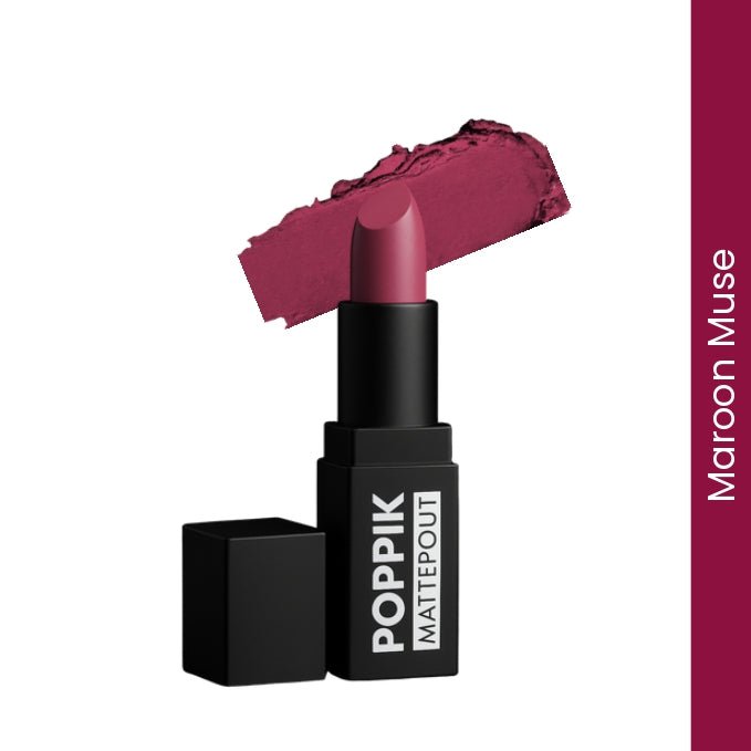 Poppik Mattepout Bullet lipstick - POPPIK LIFESTYLEPoppik Mattepout Bullet lipstick