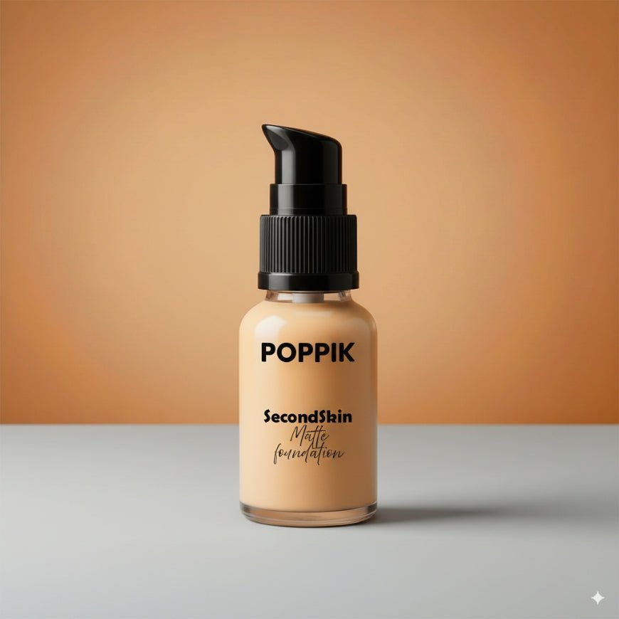 Poppik SecondSkin Matte Foundation - POPPIK LIFESTYLEPoppik SecondSkin Matte Foundation