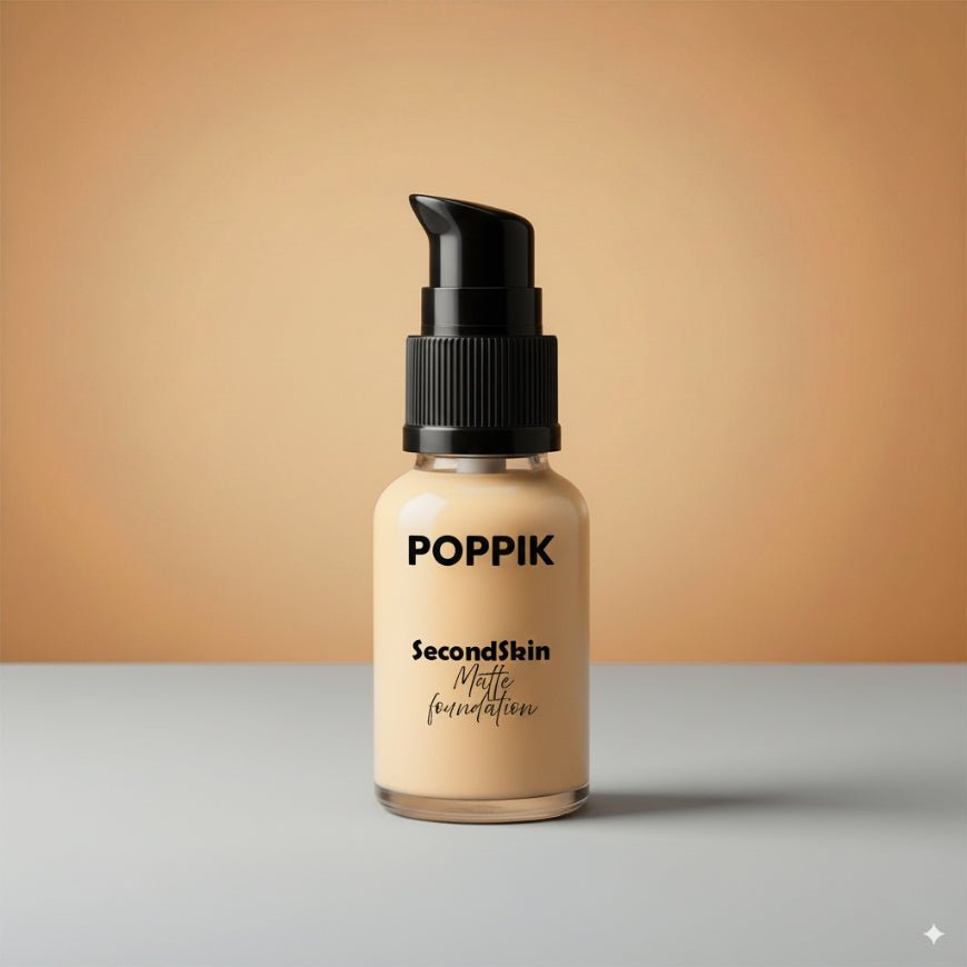 Poppik SecondSkin Matte Foundation - POPPIK LIFESTYLEPoppik SecondSkin Matte Foundation