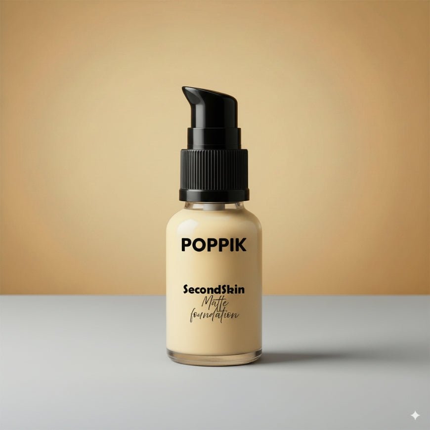 Poppik SecondSkin Matte Foundation - POPPIK LIFESTYLEPoppik SecondSkin Matte Foundation