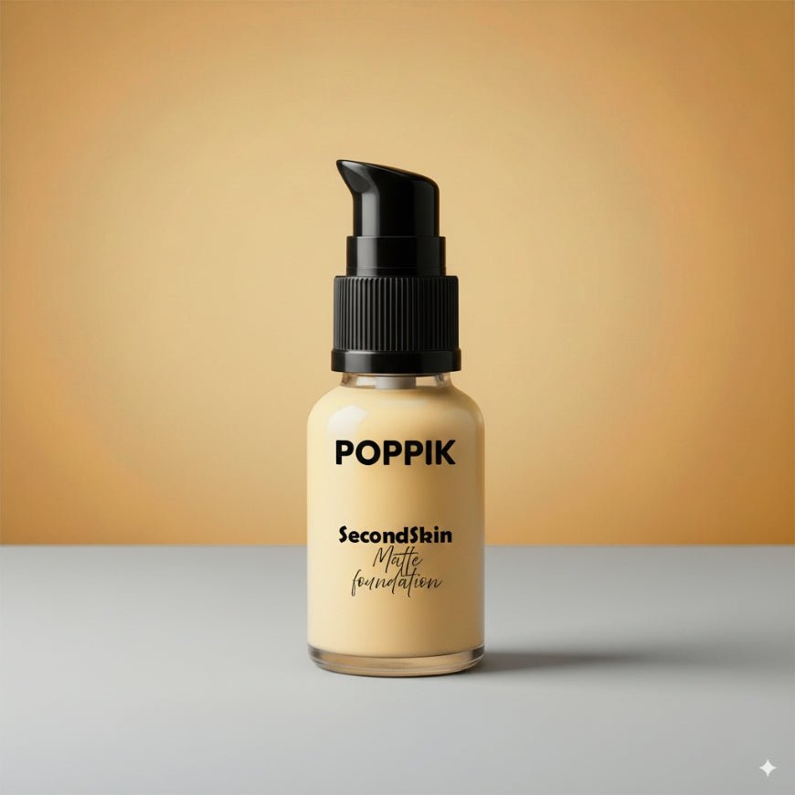 Poppik SecondSkin Matte Foundation - POPPIK LIFESTYLEPoppik SecondSkin Matte Foundation