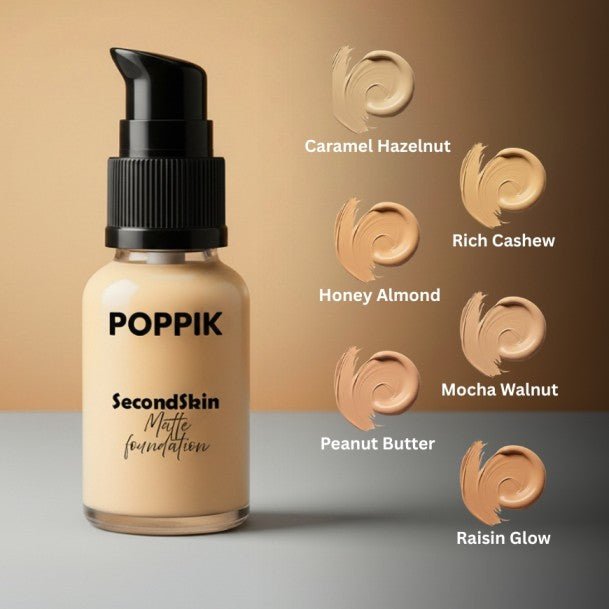 Poppik SecondSkin Matte Foundation - POPPIK LIFESTYLEPoppik SecondSkin Matte Foundation